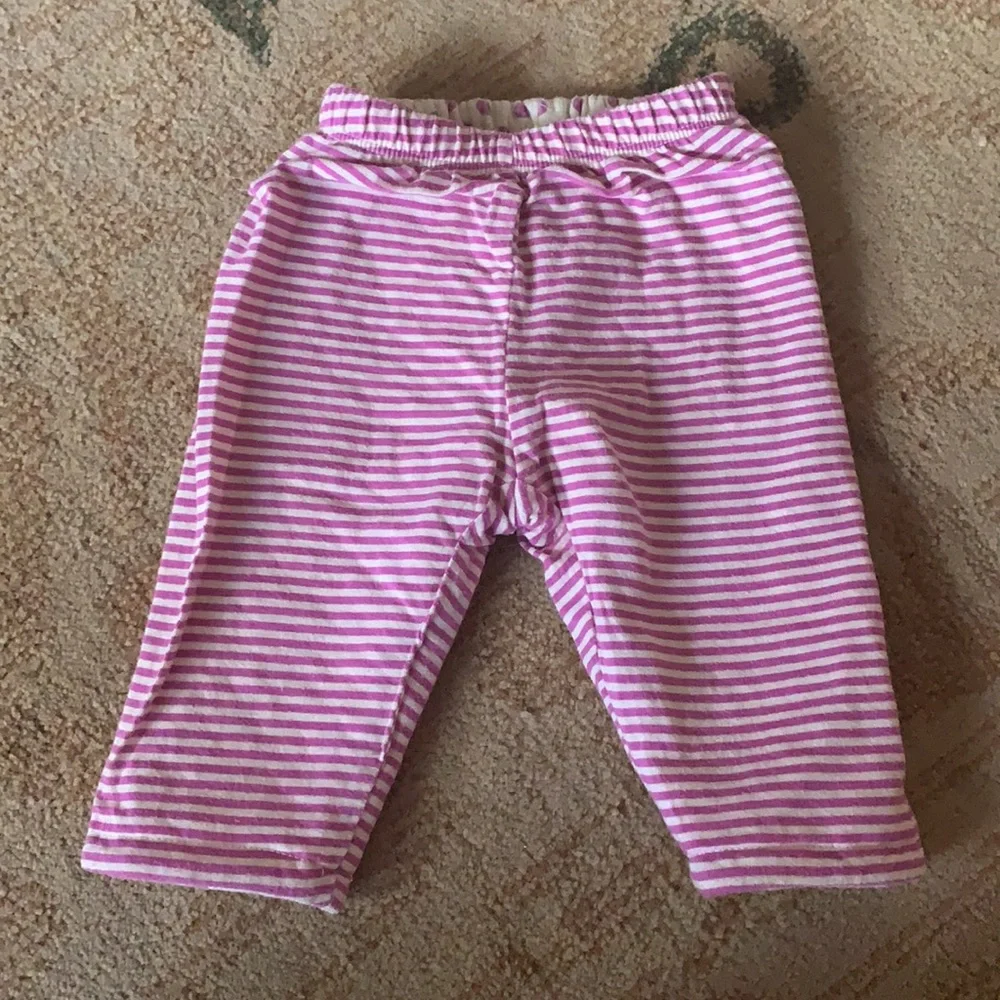 GAP polka dot onesie and reversible pants